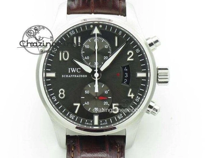 MIROTIME 0128 Portugieser Perpetual Calendar IW503406 V9F 1:1 Best Edition Silver Dial on Black Leather Strap A FastDry 7115